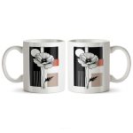 ماگ سرامیکی ساده طرح هنری طبیعت کد MUG-190