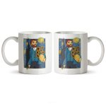 ماگ سرامیکی ساده طرح فانتزی ون گوگ کد MUG-191