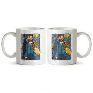 ماگ سرامیکی ساده طرح فانتزی ون گوگ کد MUG-191