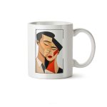 ماگ سرامیکی ساده طرح عاشقانه کد MUG-192