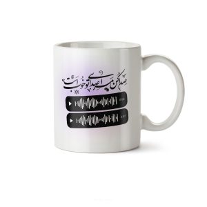 ماگ سرامیکی ساده طرح عاشقانه کد MUG-198
